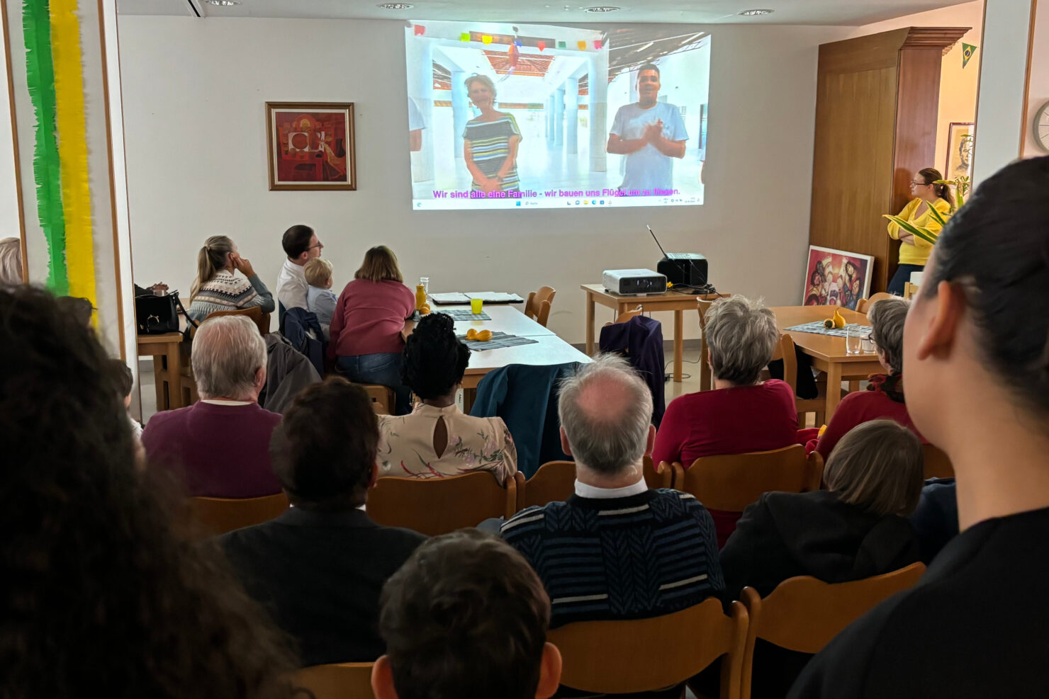 Filmvorführung in der Aula